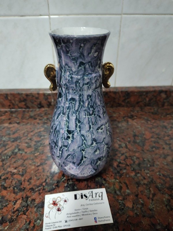 Producto - FLORERO AZUL 21CM CHINA