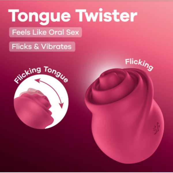 Producto - Vibrador de clítoris Satisfyer Tongue Twister (Recargable) - 5