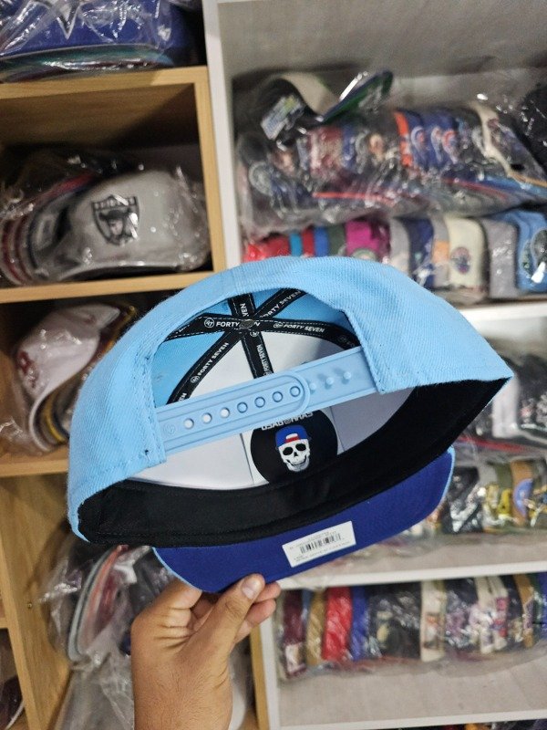 Toronto blue jays sky blue all-star '91 '47 brand cooperstown snapback — imagen 5