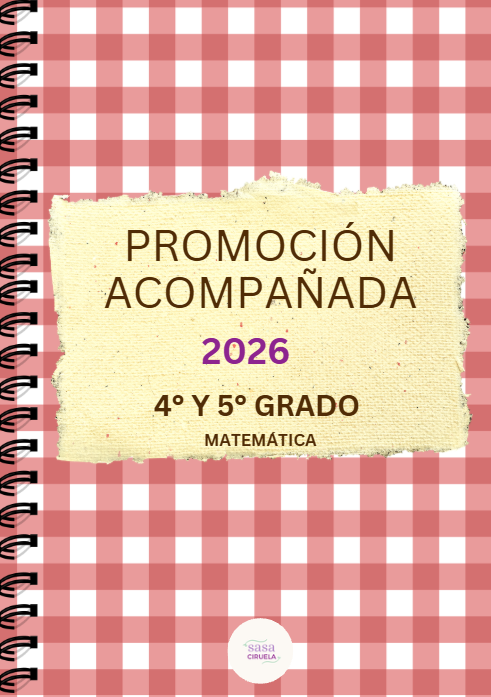 Producto - PROMOCIÓN ACOMPAÑADA 2026 - MATEMÁTICA - 4TO Y 5TO - 0