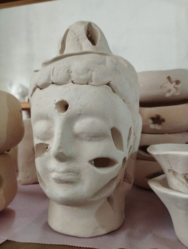 Producto - Lámpara de sal cabeza de buda