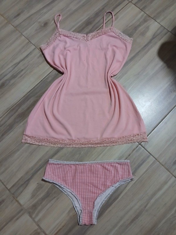 Producto - Musculosa y bombacha coquette