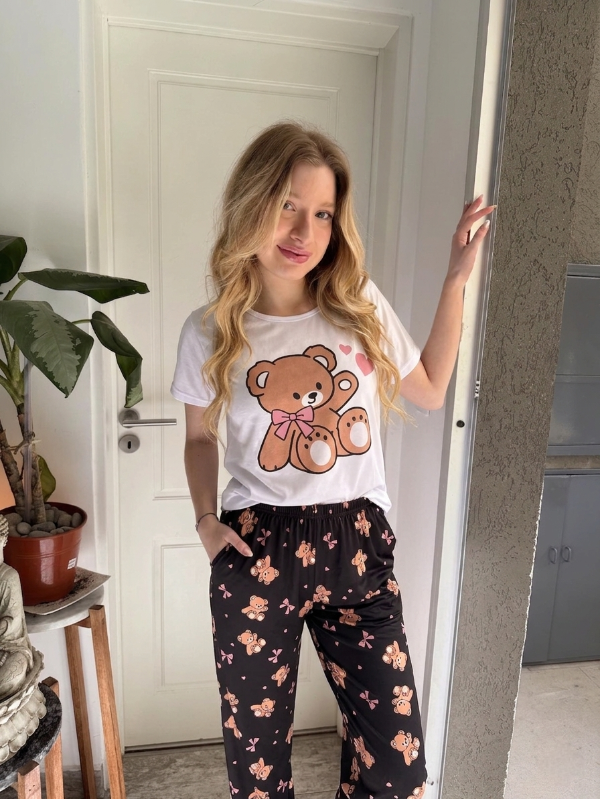 Producto - Pijama Largo Osito Coquette