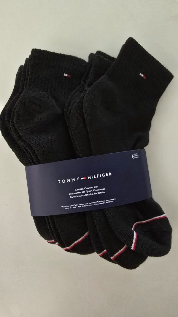Producto - Pack de 6 medias Tommy Hilfiger negras