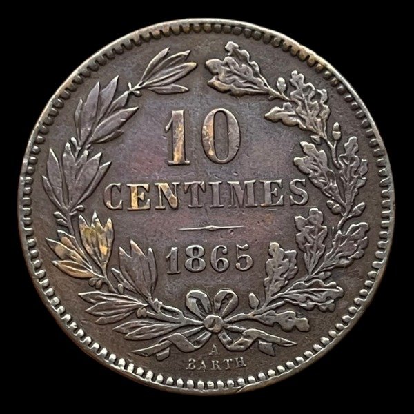 Producto - Luxemburgo (1865) 10 Centimes - KM#23.2