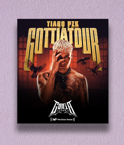 Producto - STICKER HOLOGRÁFICO -GOTTI -Gottia tour