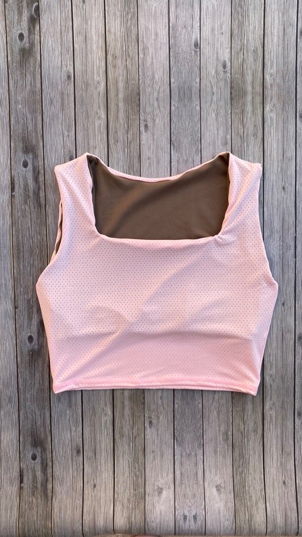 Producto - Musculosa Crop dryfit rosa