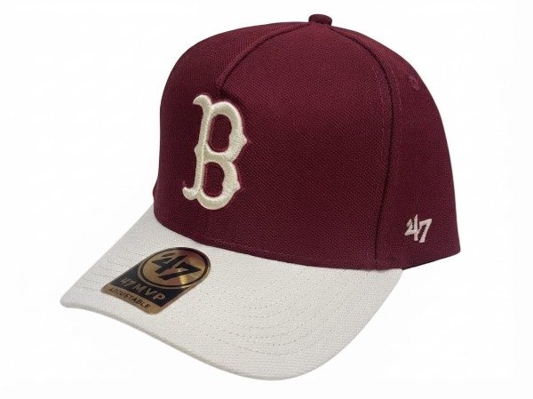 Producto - B curva 47 bicolor visera blanca copa bordo logo blanca, snapback regulable
