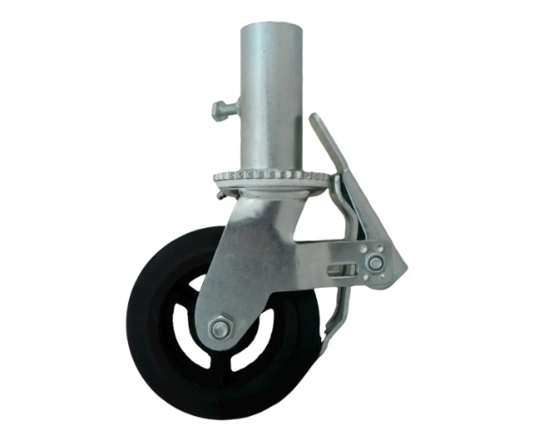 Producto - Ruedas Andamios C/freno Fundicion Y Goma 200mm C/perno 50mm