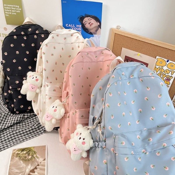 Producto - Mochila coquette flowers