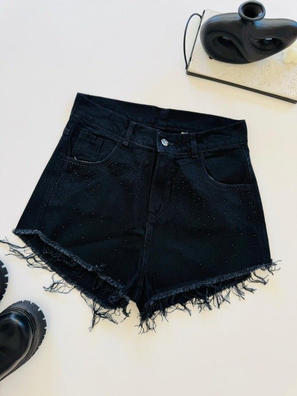 Producto - SHORT MARA SHINNY TOTAL NEGRO