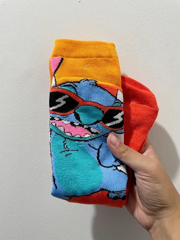 Producto - Media caña adulto Stitch anteojos