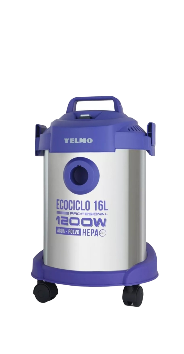 Producto - Aspiradora De tacho Yelmo Polvo y agua Ecociclo 16L - 0