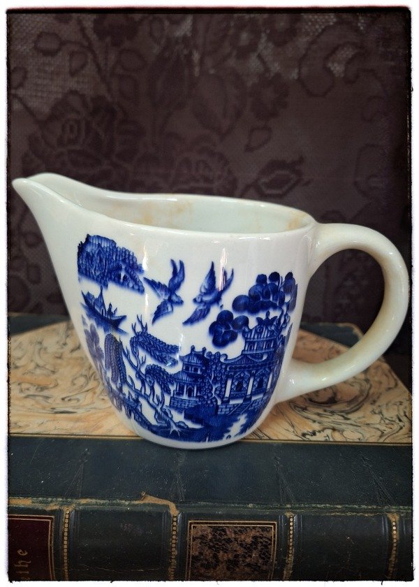 Producto - Lechera de Loza Nacional diseño Azul