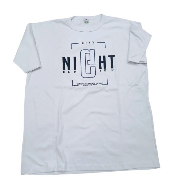 Producto - Remera hombre "Night" T7 blanco