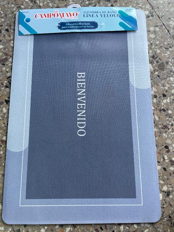 Producto - Alfombra felpudo bienvenido de goma - 3