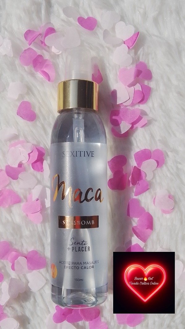 Producto - Sens Bomb Maca Aceite para Masajes