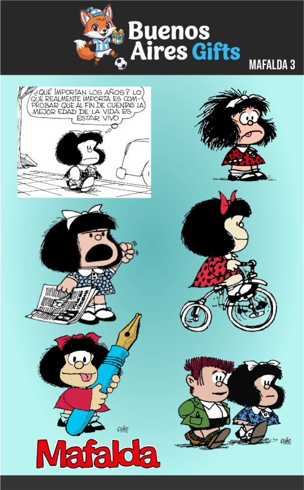 Producto - PLANCHA STICKER MAFALDA