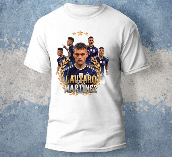 Producto - Plantillas Remeras Lautaro Martínez Mundial Selección Sublimación DTF #R311
