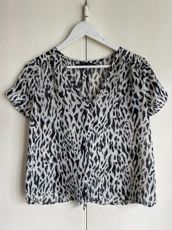 Producto - Top Zara print Talle XS - 0