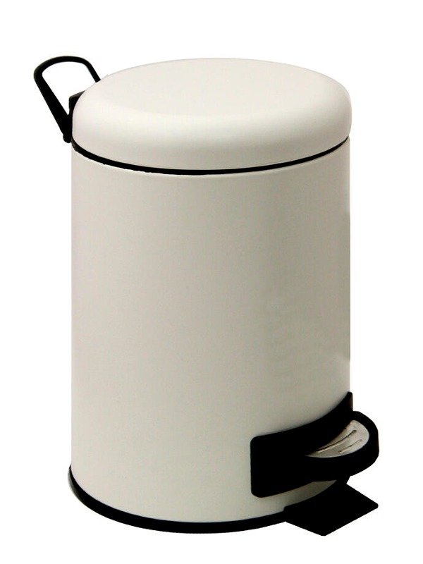 Producto - CESTO BASURA BLANCO 17X24.5CM TBM102