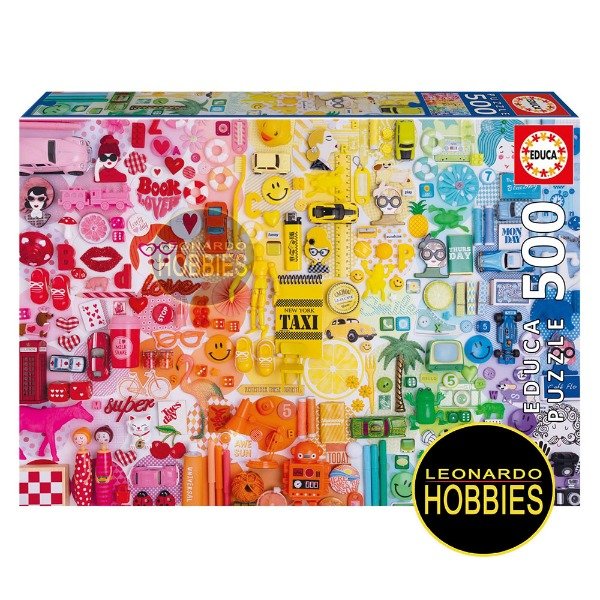 Producto - Collage de Colores 500 Piezas Educa 20543