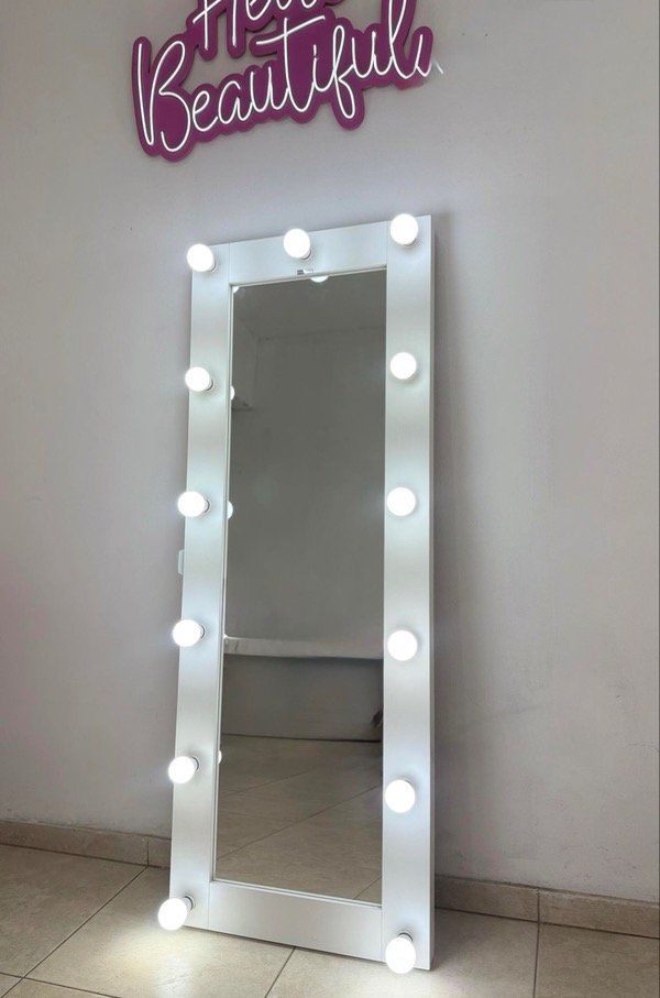 Producto - Espejo Hollywood cuerpo entero  160 x 60cm