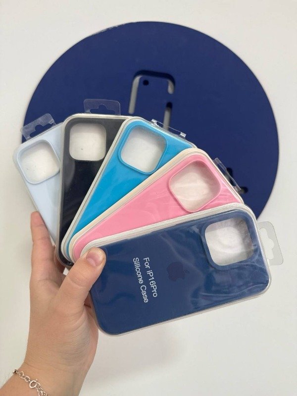 Producto - FUNDA SILICONE CASE CON LOGO IPHONE 16 PRO
