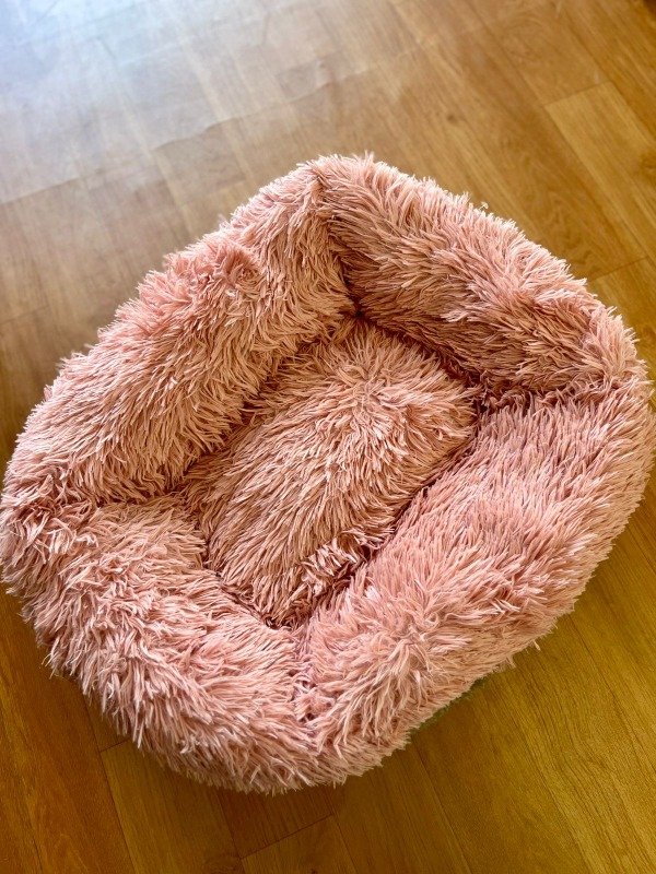 Producto - Cama cuadrada anti-estrés Pelo Largo - 3