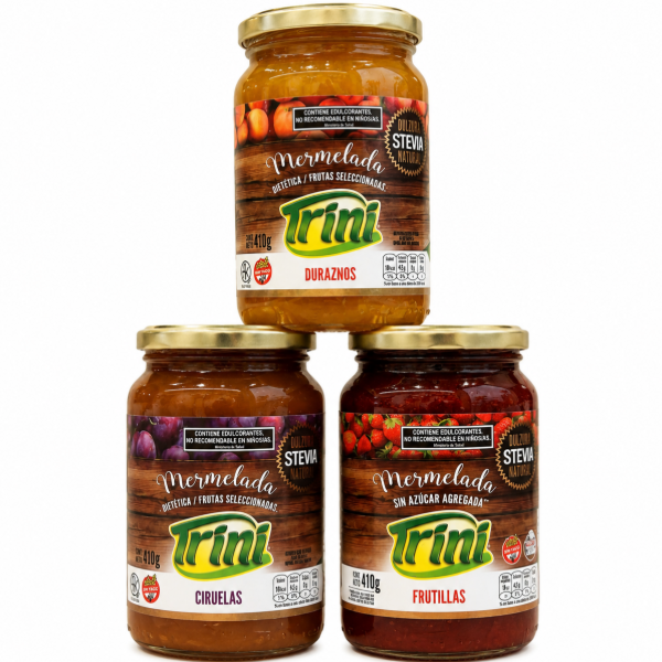 Producto - MERMELADA TRINI C/STEVIA 410gr