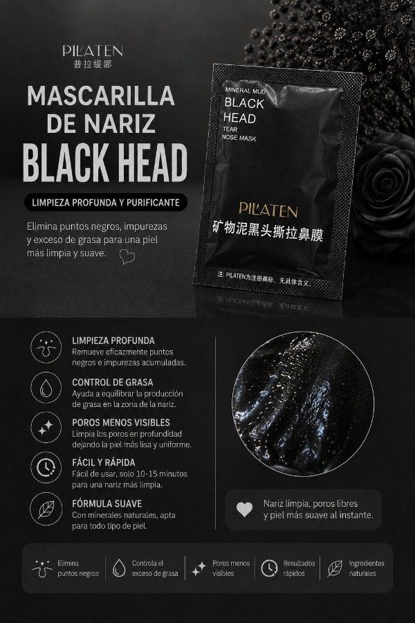 Producto - MASCARILLA DE NARIZ PUNTOS NEGROS