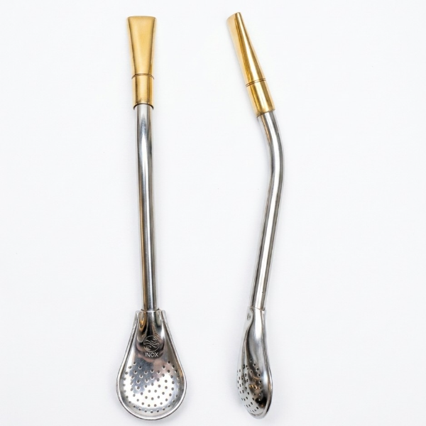 Producto - Bombilla Pico Rey Bronce Lisa