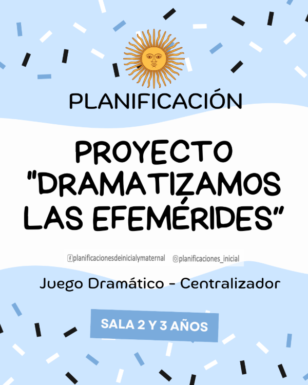 Producto - Proyecto Dramatizamos las Efemérides