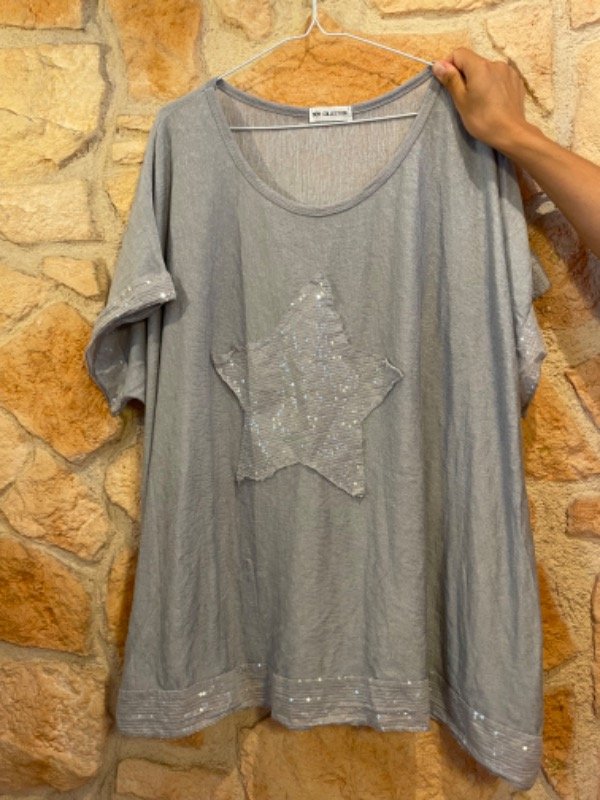 Producto - REMERA STAR - GRIS