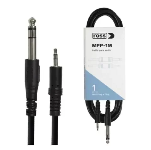 Producto - ROSS cable para audio mini plug a plug 3m
