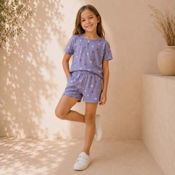 Producto - Conjunto Short + Remera Morley Corazones