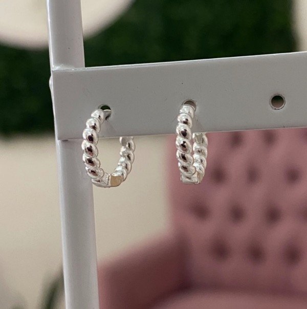Producto - Argollas Facetadas Plata 925