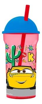 Producto - Vaso 460ml. -Transparente Tapa Alta- "Cars"