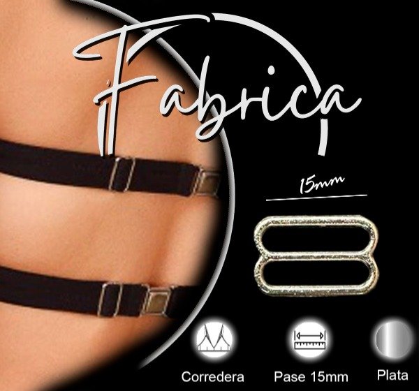 Producto - Corredera zamac de 15 mm (50 unidades)