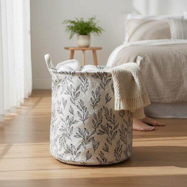 Producto - CESTO PLEGABLE ORGANIZADOR DE LIENZO 35X45CM - 1