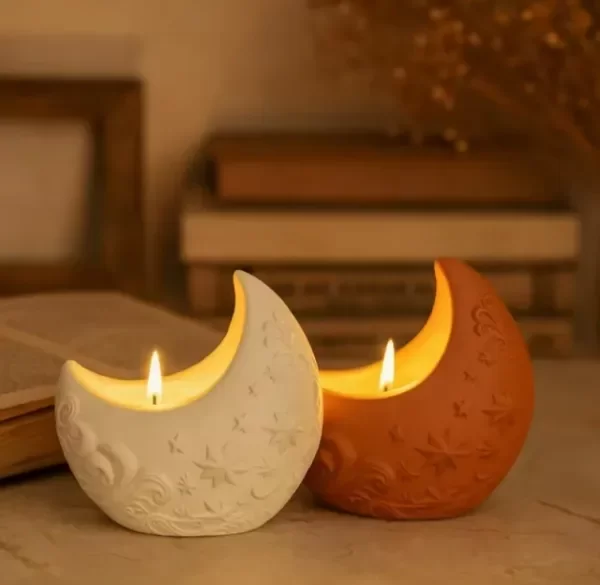 Producto - Molde portavela- alhajero luna - 1