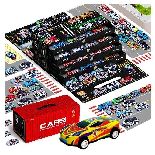 Producto - 48 AUTOS A FRICCION CONTENEDOR