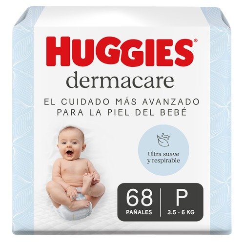 Producto - Pañales Huggies Dermacare Talle P x68 Unidades