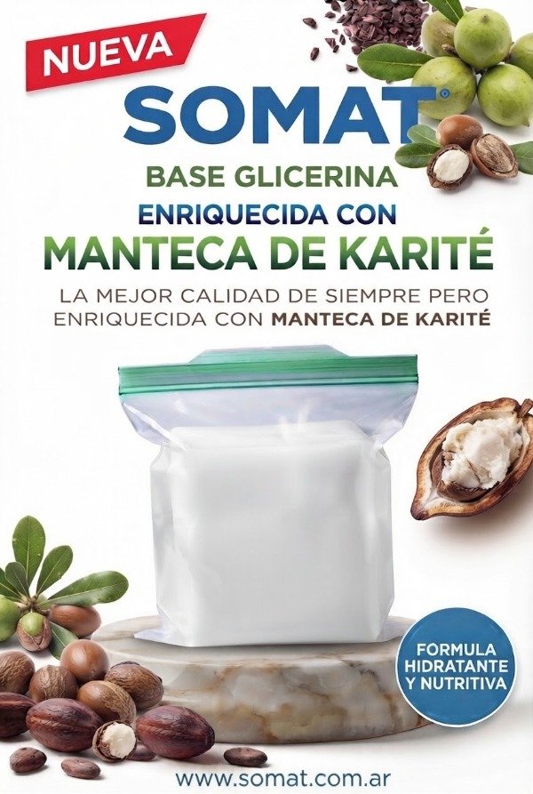 Producto - Base glicerina enriquecida con KARITE PRECIO MAYORISTA