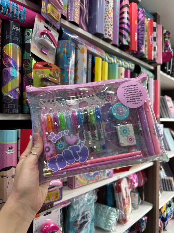 Producto - Set Cartuchera Footy Gel Niña