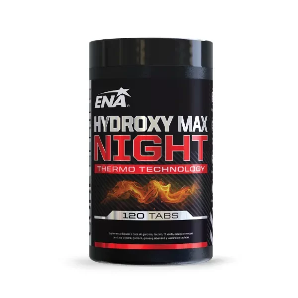 Producto - Hydroxy Max Night ENA - Termogénico nocturno para Decenso de Peso, 120 tabs