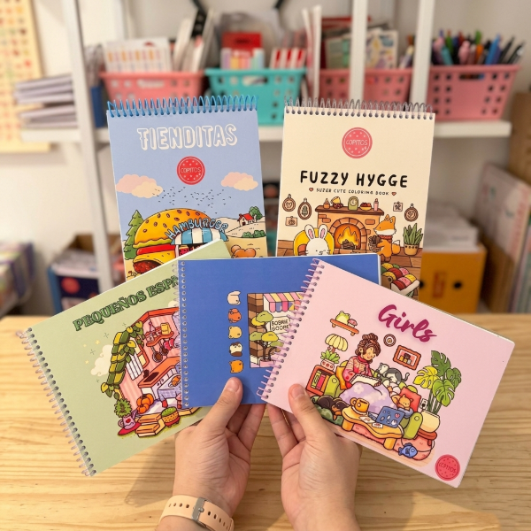 Producto - Pack de 5 libros para pintar 1