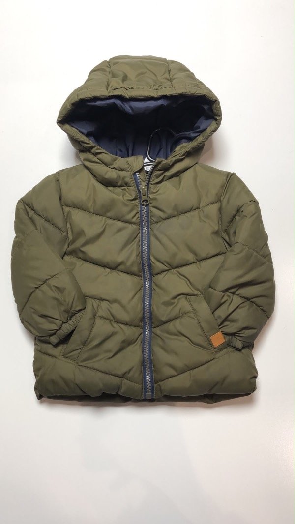 Producto - Campera de abrigo verde seco mango 9 Meses - 1