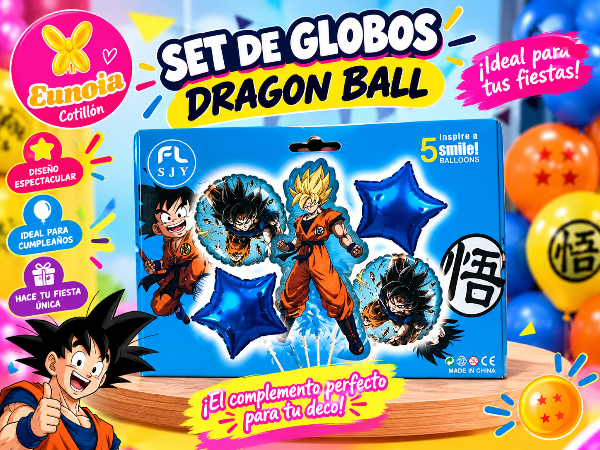 Producto - Set globos de dragón ball