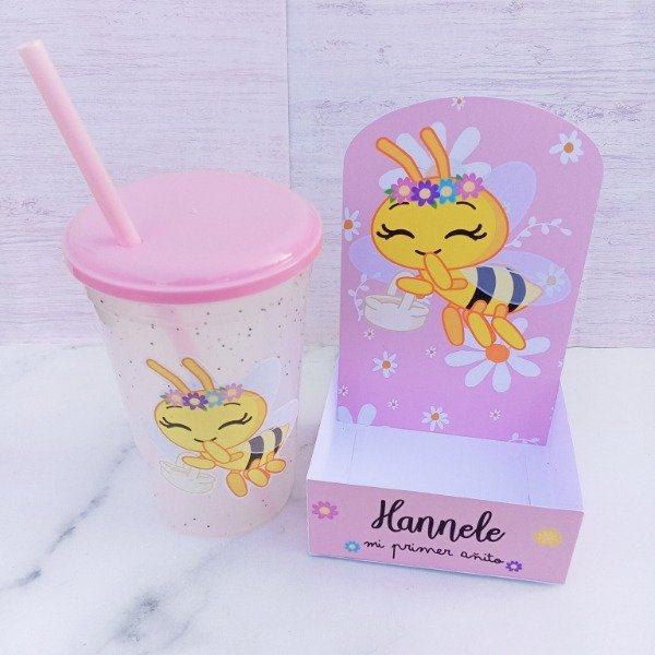 Producto - Vasos Glitter + Cajita - 1